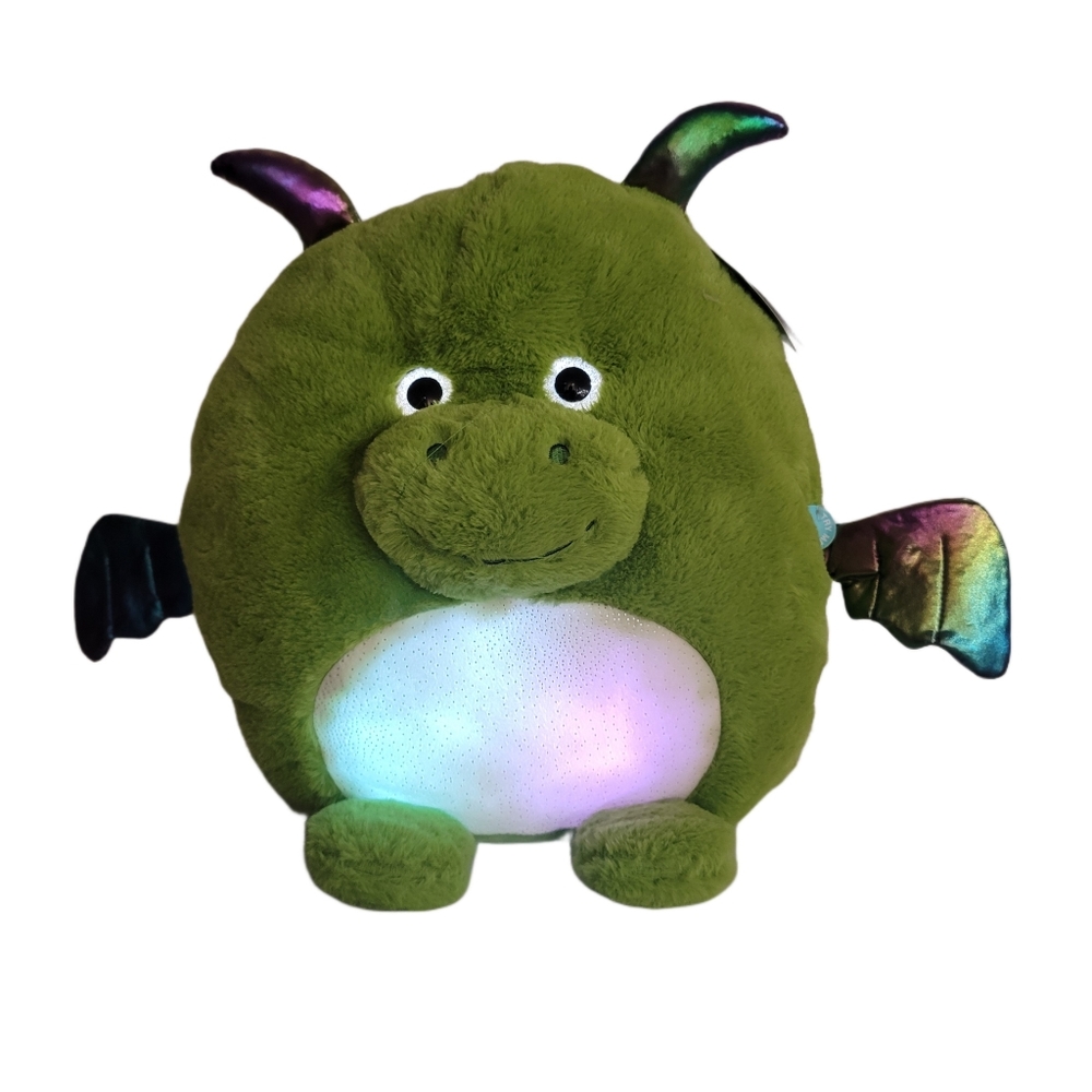 Hug Me NWT light up glitter eye monster with wings. This is a large plush